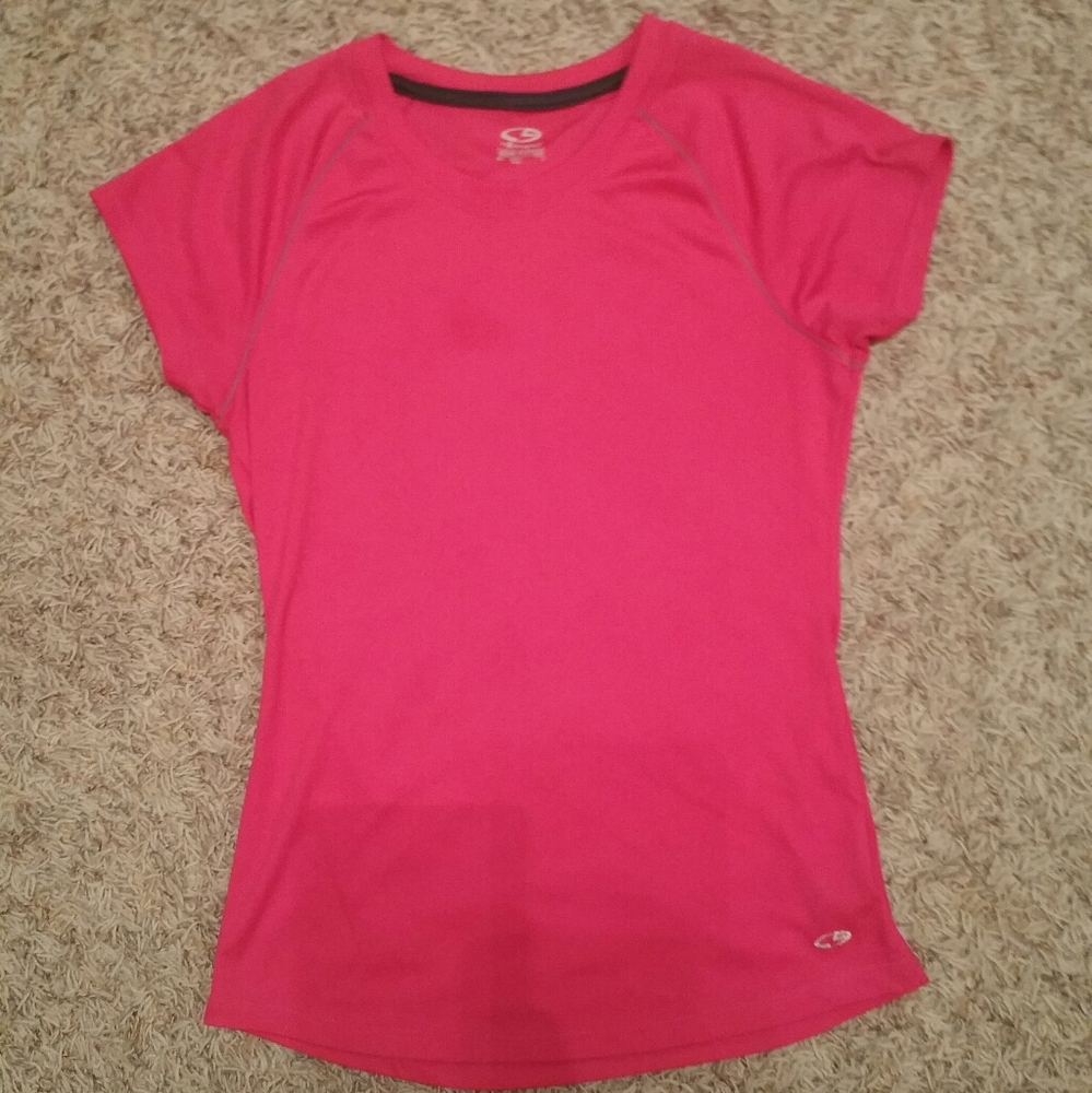 Pink Champion brand semi fitted tee